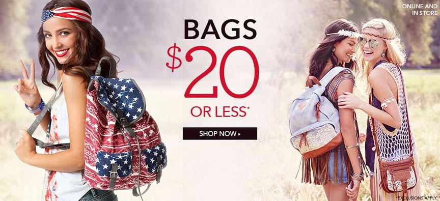 Claire's Store Stars and Stripes Ad