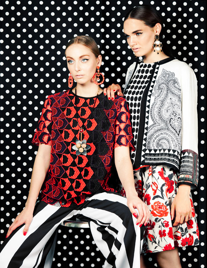 Mixed and Match Print fashion editorial