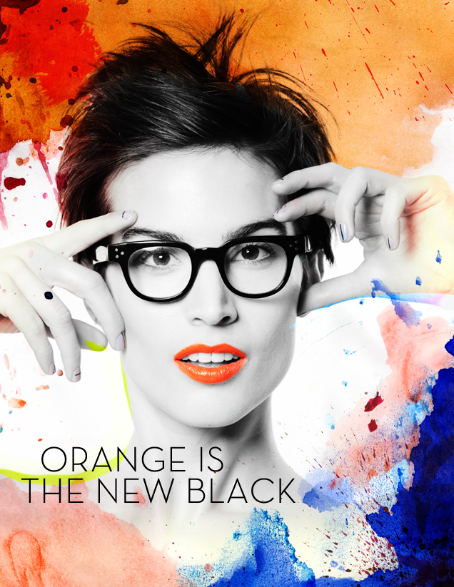 Orange is the new black lipstick