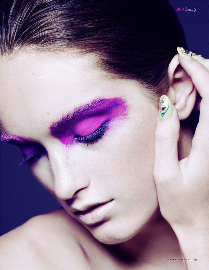 Purple Beauty Portrait