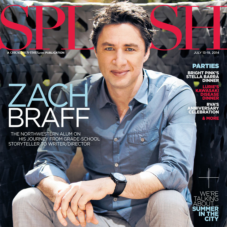Chicago Suntimes Splash Zach Braff Cover